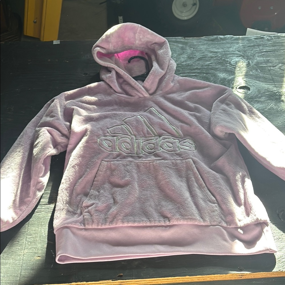 Adidas Pink super soft hoodie